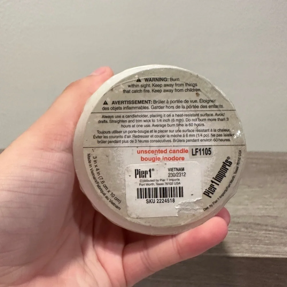Pier 1 candle